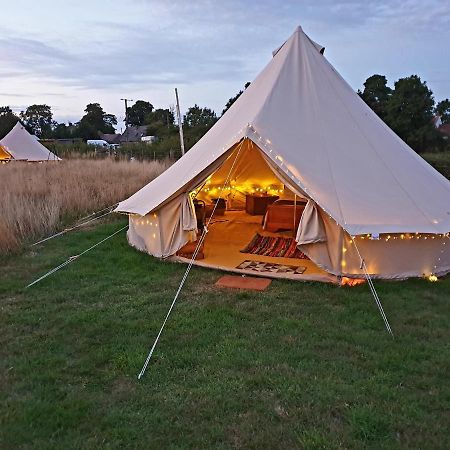 6M Xl Bell Tent With Log Burner Near Whitby Villa Liverton Exterior photo