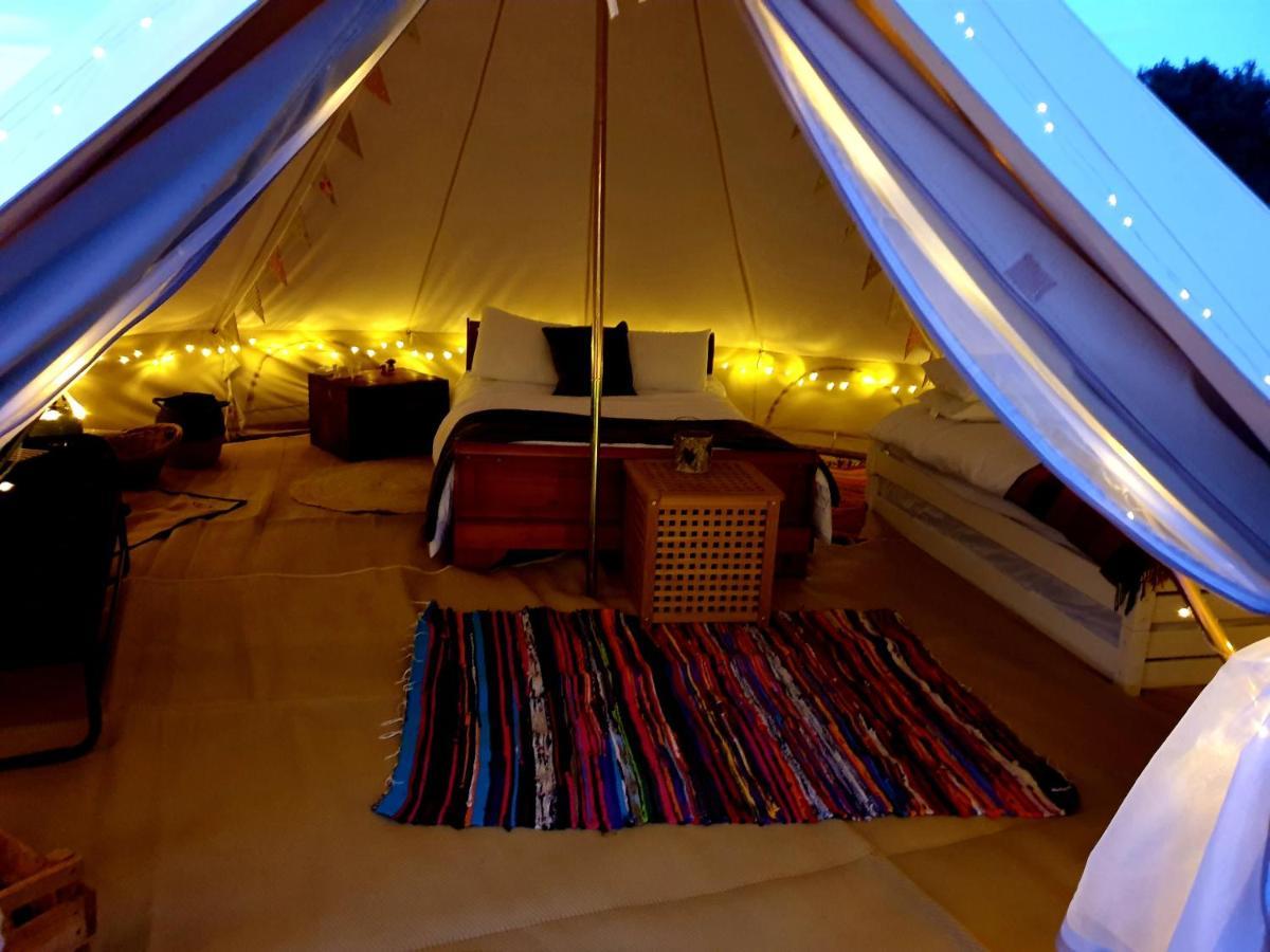 6M Xl Bell Tent With Log Burner Near Whitby Villa Liverton Exterior photo